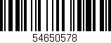 Código de barras (EAN, GTIN, SKU, ISBN): '54650578'