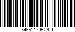 Código de barras (EAN, GTIN, SKU, ISBN): '5465217954709'