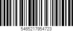 Código de barras (EAN, GTIN, SKU, ISBN): '5465217954723'
