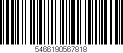 Código de barras (EAN, GTIN, SKU, ISBN): '5466190567818'