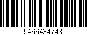 Código de barras (EAN, GTIN, SKU, ISBN): '5466434743'