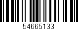 Código de barras (EAN, GTIN, SKU, ISBN): '54665133'