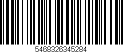 Código de barras (EAN, GTIN, SKU, ISBN): '5468326345284'