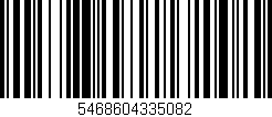 Código de barras (EAN, GTIN, SKU, ISBN): '5468604335082'