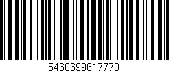 Código de barras (EAN, GTIN, SKU, ISBN): '5468699617773'