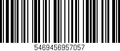 Código de barras (EAN, GTIN, SKU, ISBN): '5469456957057'