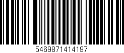 Código de barras (EAN, GTIN, SKU, ISBN): '5469871414197'