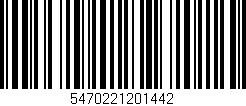 Código de barras (EAN, GTIN, SKU, ISBN): '5470221201442'