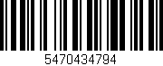 Código de barras (EAN, GTIN, SKU, ISBN): '5470434794'