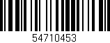 Código de barras (EAN, GTIN, SKU, ISBN): '54710453'