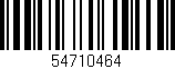 Código de barras (EAN, GTIN, SKU, ISBN): '54710464'