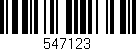 Código de barras (EAN, GTIN, SKU, ISBN): '547123'