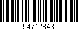 Código de barras (EAN, GTIN, SKU, ISBN): '54712843'