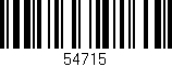 Código de barras (EAN, GTIN, SKU, ISBN): '54715'