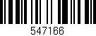 Código de barras (EAN, GTIN, SKU, ISBN): '547166'