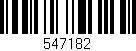 Código de barras (EAN, GTIN, SKU, ISBN): '547182'