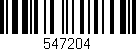 Código de barras (EAN, GTIN, SKU, ISBN): '547204'