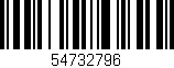 Código de barras (EAN, GTIN, SKU, ISBN): '54732796'