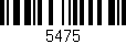 Código de barras (EAN, GTIN, SKU, ISBN): '5475'
