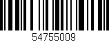 Código de barras (EAN, GTIN, SKU, ISBN): '54755009'