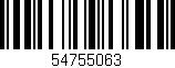 Código de barras (EAN, GTIN, SKU, ISBN): '54755063'
