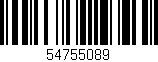 Código de barras (EAN, GTIN, SKU, ISBN): '54755089'