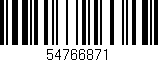 Código de barras (EAN, GTIN, SKU, ISBN): '54766871'