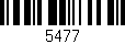 Código de barras (EAN, GTIN, SKU, ISBN): '5477'