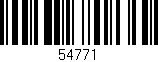 Código de barras (EAN, GTIN, SKU, ISBN): '54771'