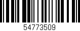Código de barras (EAN, GTIN, SKU, ISBN): '54773509'