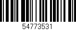 Código de barras (EAN, GTIN, SKU, ISBN): '54773531'