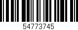 Código de barras (EAN, GTIN, SKU, ISBN): '54773745'