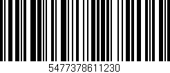 Código de barras (EAN, GTIN, SKU, ISBN): '5477378611230'