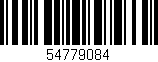 Código de barras (EAN, GTIN, SKU, ISBN): '54779084'
