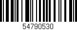 Código de barras (EAN, GTIN, SKU, ISBN): '54790530'
