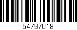Código de barras (EAN, GTIN, SKU, ISBN): '54797018'