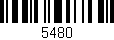 Código de barras (EAN, GTIN, SKU, ISBN): '5480'