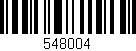 Código de barras (EAN, GTIN, SKU, ISBN): '548004'