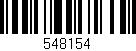 Código de barras (EAN, GTIN, SKU, ISBN): '548154'