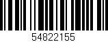Código de barras (EAN, GTIN, SKU, ISBN): '54822155'