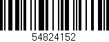 Código de barras (EAN, GTIN, SKU, ISBN): '54824152'