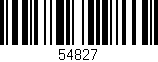 Código de barras (EAN, GTIN, SKU, ISBN): '54827'