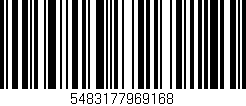 Código de barras (EAN, GTIN, SKU, ISBN): '5483177969168'