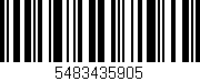 Código de barras (EAN, GTIN, SKU, ISBN): '5483435905'