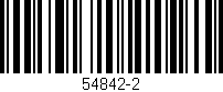 Código de barras (EAN, GTIN, SKU, ISBN): '54842-2'