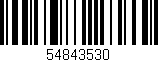 Código de barras (EAN, GTIN, SKU, ISBN): '54843530'