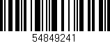 Código de barras (EAN, GTIN, SKU, ISBN): '54849241'