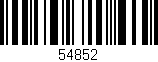 Código de barras (EAN, GTIN, SKU, ISBN): '54852'