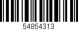 Código de barras (EAN, GTIN, SKU, ISBN): '54854313'