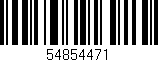 Código de barras (EAN, GTIN, SKU, ISBN): '54854471'